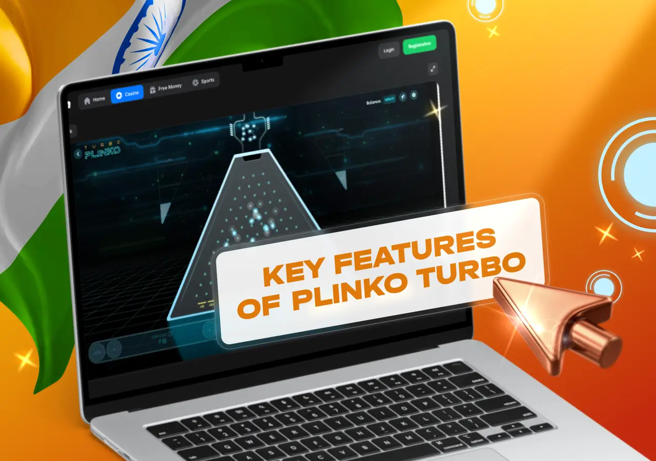 Turbo Plinko benefits and features infographic